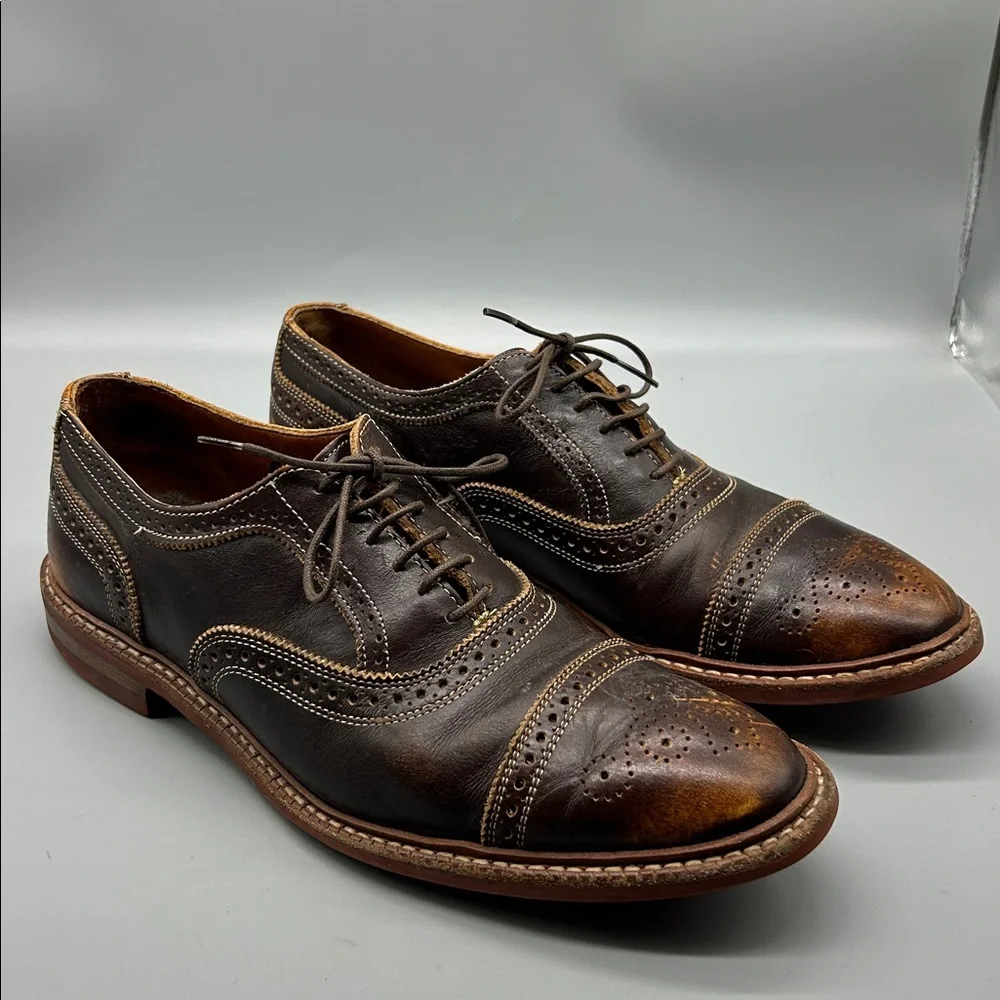 Allen Edmonds Cap-Toe Oxford with Dainite Rubber Sole Sz 12